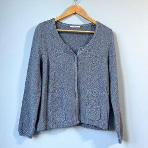 Camaieu vintage Cardigan Gray Blue size Medium